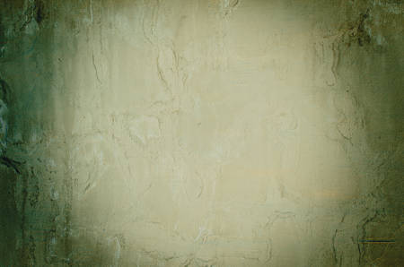 Texture of old wall with green vignetteの写真素材