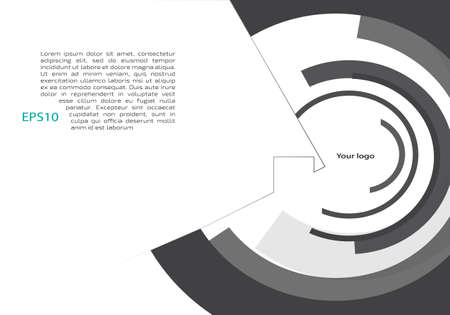 Abstract advertising bannerのイラスト素材