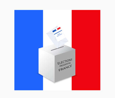 Presidential elections in Franceのイラスト素材