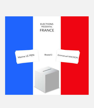 Presidential elections in Franceのイラスト素材