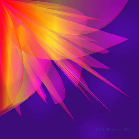 Abstract background form a flower lighting effectのイラスト素材