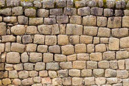 Inca engineering tehnique at Ingapirca Ecuadorの写真素材