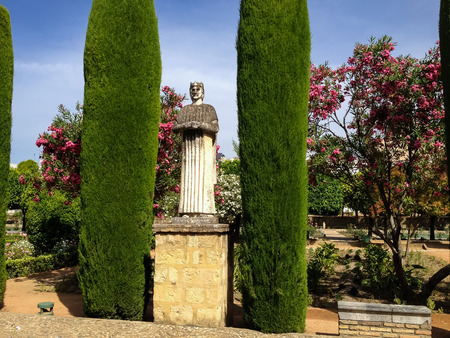 Alcazar de los Reyes Cristianos in Cordoba, Spainのeditorial素材