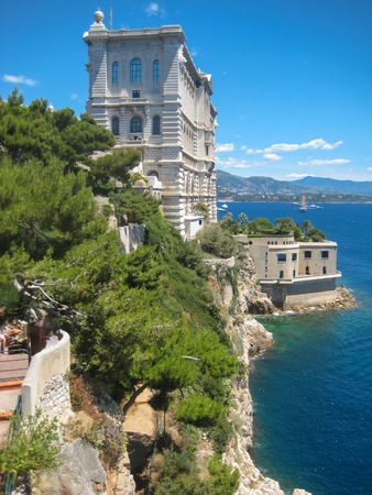 Oceanographic Institute in Principality of Monacoのeditorial素材