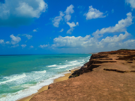 View at the Pipa beach in Brazilの写真素材