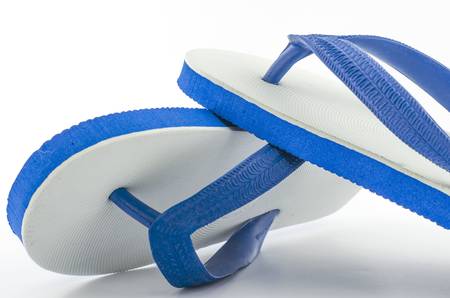 blue white Slippers