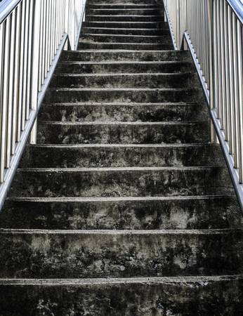 Dark stair in some dayの写真素材