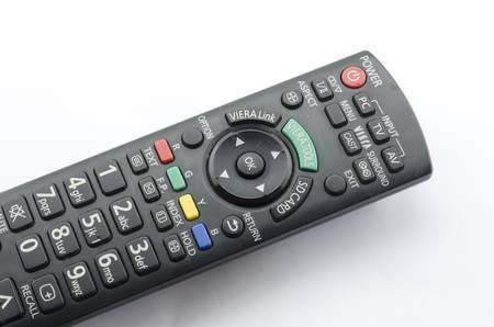remote control isolated on white background