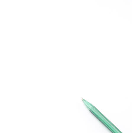 colorful pens isolated on white backgroundの写真素材