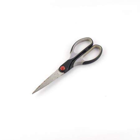 Scissors isolated on white backgroundの写真素材
