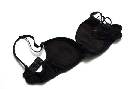 woman bra on a white backgroundの写真素材