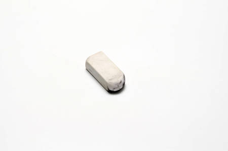 eraser on a white backgroundの写真素材