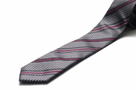 neck tie isolated on white backgroundの写真素材