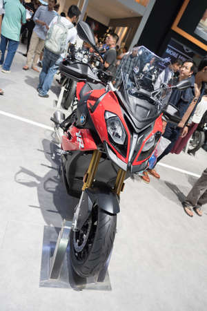 BANGKOK,THAILAND - APRIL 4 : BMW big bike  show on April 4,2015 at the 36th Bangkok international...