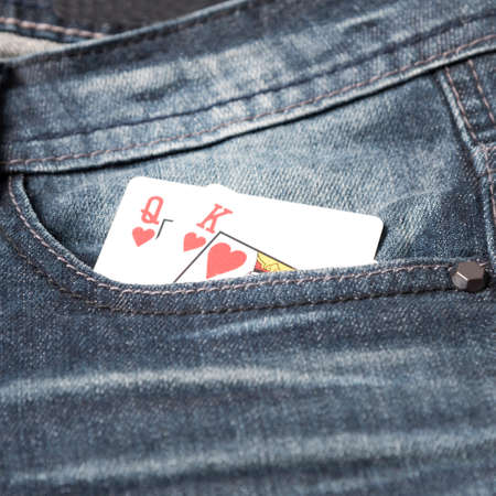 card in jean pocket