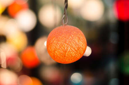 Paper lantern and light lampの写真素材
