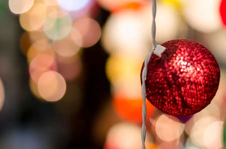 Paper lantern and light lampの写真素材