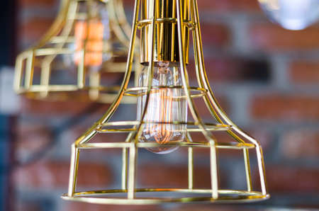 vintage lampの写真素材