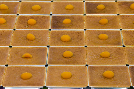 Mung Bean Thai Custard Dessert Recipeの写真素材