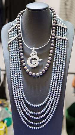 Pearl necklaceの写真素材