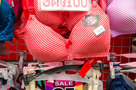 BANGKOK,THAILAND - 2 FEBRUARY 2017 : selling women's underwareのeditorial素材