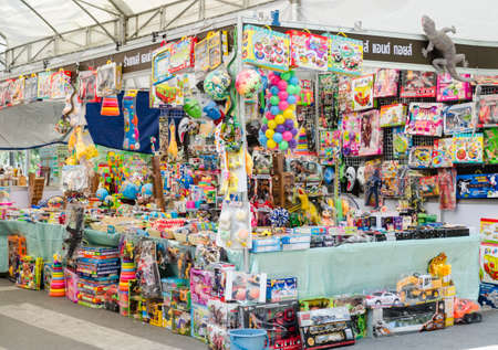 BANGKOK,THAILAND - 2 FEBRUARY 2017 : toy shop selling for kidsのeditorial素材