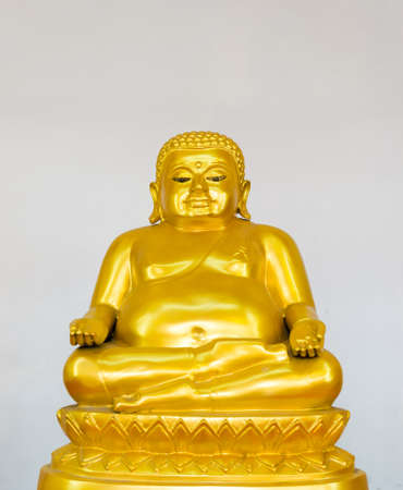 Gold chinese buddha statueの写真素材