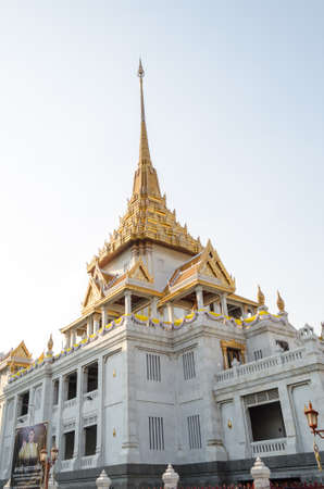 Wat Traimitr Withayaram Thai Temple,Thailandの写真素材