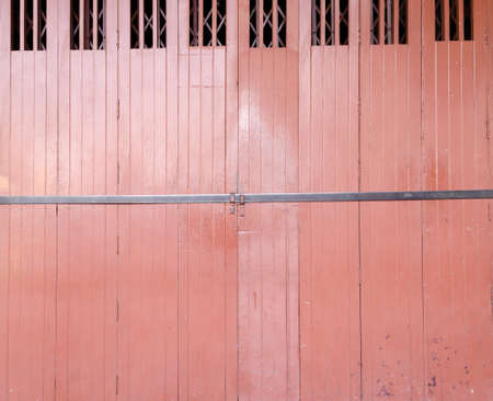red wooden door background,textureの写真素材