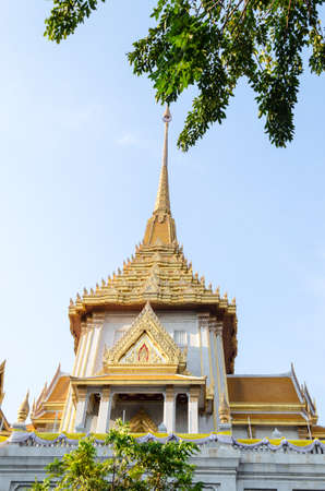 Wat Traimitr Withayaram Thai Temple,Thailandの写真素材