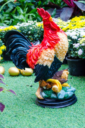 chicken statueの写真素材