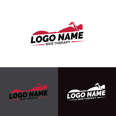 Classic Motor Bike Logo Templatesのイラスト素材