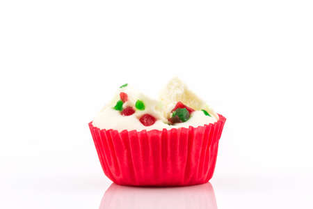 Thai dessert made from flour and sugar Called "Pui Fai"の写真素材