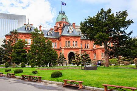 Former Hokkaido Government Office in Sapporo, Japan.の写真素材