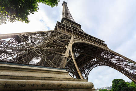 Tour Eiffel, Eiffel Tower in Paris, France.の写真素材