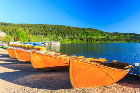 Lake Titisee Neustadt in the Black Forest. Germany.の写真素材