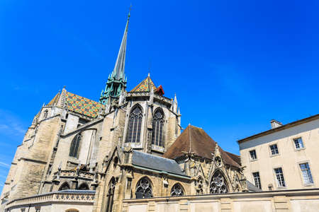 Cathedral of Saint Benigne in Dijon, Burgundy, France.の写真素材