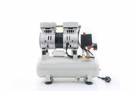 Air compressor on the white background.の写真素材