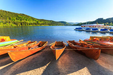 Lake Titisee Neustadt in the Black Forest. Germany.の写真素材