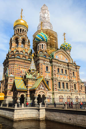 Church of the Saviour on Spilled Blood, St. Petersburg, Russiaのeditorial素材