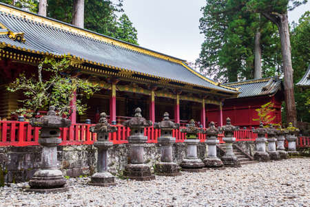 Nikko Toshogu Shrine temple in Nikko at autumn, Japan.のeditorial素材