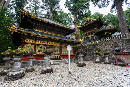 Toshogu Shrine temple in Nikko at autumn, Japan.のeditorial素材