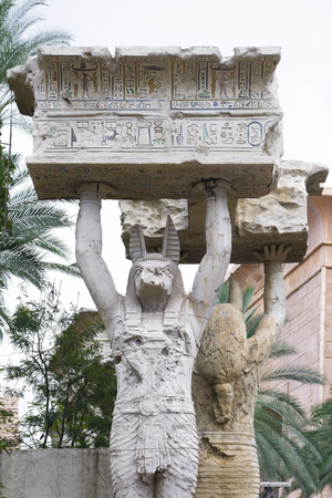 Ancient Egyptian Statueの写真素材