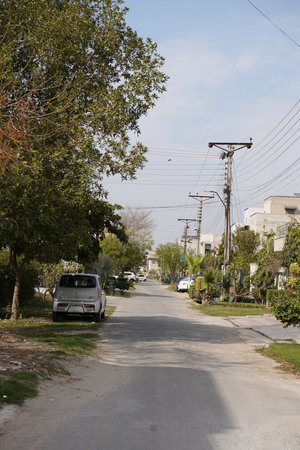 Street in Chiang Mai, Thailand.の写真素材