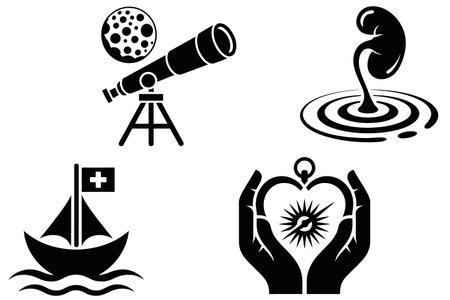 Set of vector icons on the theme of travel and tourism in the world.のイラスト素材