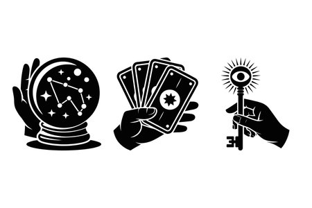 Set of icons for casino, poker, roulette. Vector illustrationのイラスト素材