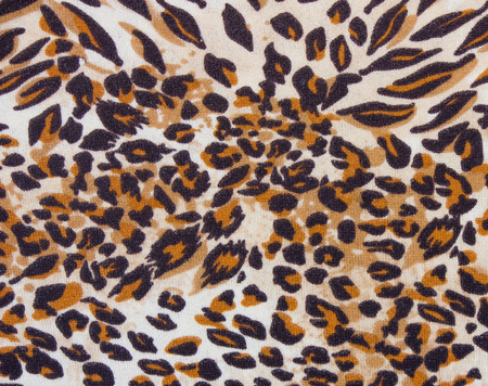 texture of print fabric striped leopard for backgroundの写真素材