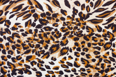 texture of print fabric striped leopard for backgroundの写真素材