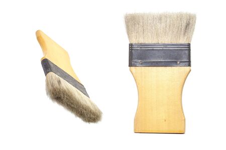 paint brush on white background の写真素材