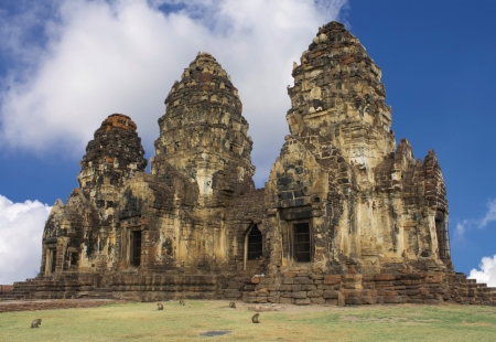 old palace in Thailand , Lopburyの写真素材